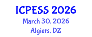 International Conference on Physical Education and Sport Science (ICPESS) March 30, 2026 - Algiers, Algeria International Conference on Physical Education and Sport Science (ICPESS) March 30, 2026 - Algiers, Algeria