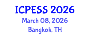 International Conference on Physical Education and Sport Science (ICPESS) March 08, 2026 - Bangkok, Thailand