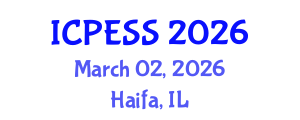 International Conference on Physical Education and Sport Science (ICPESS) March 02, 2026 - Haifa, Israel International Conference on Physical Education and Sport Science (ICPESS) March 02, 2026 - Haifa, Israel