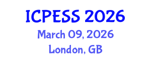 International Conference on Physical Education and Sport Science (ICPESS) March 09, 2026 - London, United Kingdom International Conference on Physical Education and Sport Science (ICPESS) March 09, 2026 - London, United Kingdom
