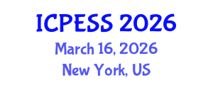 International Conference on Physical Education and Sport Science (ICPESS) March 16, 2026 - New York, United States International Conference on Physical Education and Sport Science (ICPESS) March 16, 2026 - New York, United States