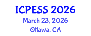 International Conference on Physical Education and Sport Science (ICPESS) March 23, 2026 - Ottawa, Canada International Conference on Physical Education and Sport Science (ICPESS) March 23, 2026 - Ottawa, Canada