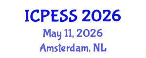 International Conference on Physical Education and Sport Science (ICPESS) May 11, 2026 - Amsterdam, Netherlands