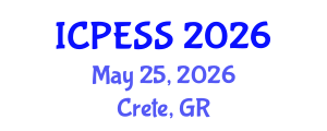 International Conference on Physical Education and Sport Science (ICPESS) May 25, 2026 - Crete, Greece International Conference on Physical Education and Sport Science (ICPESS) May 25, 2026 - Crete, Greece