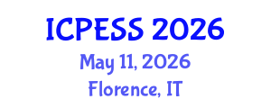 International Conference on Physical Education and Sport Science (ICPESS) May 11, 2026 - Florence, Italy International Conference on Physical Education and Sport Science (ICPESS) May 11, 2026 - Florence, Italy
