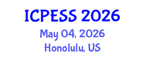 International Conference on Physical Education and Sport Science (ICPESS) May 04, 2026 - Honolulu, United States International Conference on Physical Education and Sport Science (ICPESS) May 04, 2026 - Honolulu, United States