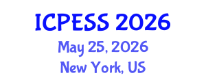 International Conference on Physical Education and Sport Science (ICPESS) May 25, 2026 - New York, United States International Conference on Physical Education and Sport Science (ICPESS) May 25, 2026 - New York, United States