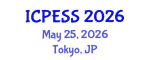 International Conference on Physical Education and Sport Science (ICPESS) May 25, 2026 - Tokyo, Japan International Conference on Physical Education and Sport Science (ICPESS) May 25, 2026 - Tokyo, Japan