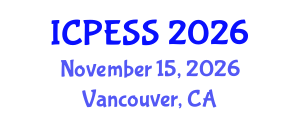 International Conference on Physical Education and Sport Science (ICPESS) November 15, 2026 - Vancouver, Canada International Conference on Physical Education and Sport Science (ICPESS) November 15, 2026 - Vancouver, Canada