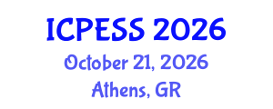 International Conference on Physical Education and Sport Science (ICPESS) October 21, 2026 - Athens, Greece
