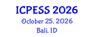 International Conference on Physical Education and Sport Science (ICPESS) October 25, 2026 - Bali, Indonesia