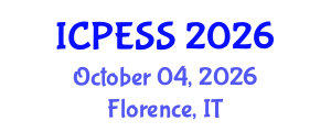 International Conference on Physical Education and Sport Science (ICPESS) October 04, 2026 - Florence, Italy