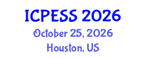 International Conference on Physical Education and Sport Science (ICPESS) October 25, 2026 - Houston, United States International Conference on Physical Education and Sport Science (ICPESS) October 25, 2026 - Houston, United States