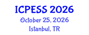 International Conference on Physical Education and Sport Science (ICPESS) October 25, 2026 - Istanbul, Turkey International Conference on Physical Education and Sport Science (ICPESS) October 25, 2026 - Istanbul, Turkey