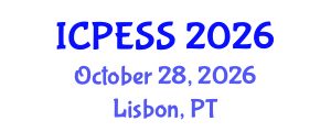 International Conference on Physical Education and Sport Science (ICPESS) October 28, 2026 - Lisbon, Portugal