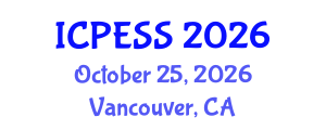 International Conference on Physical Education and Sport Science (ICPESS) October 25, 2026 - Vancouver, Canada International Conference on Physical Education and Sport Science (ICPESS) October 25, 2026 - Vancouver, Canada