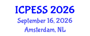 International Conference on Physical Education and Sport Science (ICPESS) September 16, 2026 - Amsterdam, Netherlands International Conference on Physical Education and Sport Science (ICPESS) September 16, 2026 - Amsterdam, Netherlands