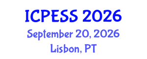 International Conference on Physical Education and Sport Science (ICPESS) September 20, 2026 - Lisbon, Portugal International Conference on Physical Education and Sport Science (ICPESS) September 20, 2026 - Lisbon, Portugal