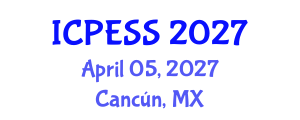 International Conference on Physical Education and Sport Science (ICPESS) April 05, 2027 - Cancún, Mexico International Conference on Physical Education and Sport Science (ICPESS) April 05, 2027 - Cancún, Mexico