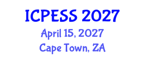 International Conference on Physical Education and Sport Science (ICPESS) April 15, 2027 - Cape Town, South Africa International Conference on Physical Education and Sport Science (ICPESS) April 15, 2027 - Cape Town, South Africa