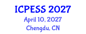 International Conference on Physical Education and Sport Science (ICPESS) April 10, 2027 - Chengdu, China International Conference on Physical Education and Sport Science (ICPESS) April 10, 2027 - Chengdu, China