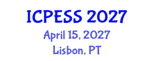 International Conference on Physical Education and Sport Science (ICPESS) April 15, 2027 - Lisbon, Portugal International Conference on Physical Education and Sport Science (ICPESS) April 15, 2027 - Lisbon, Portugal