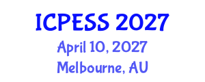International Conference on Physical Education and Sport Science (ICPESS) April 10, 2027 - Melbourne, Australia International Conference on Physical Education and Sport Science (ICPESS) April 10, 2027 - Melbourne, Australia