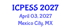 International Conference on Physical Education and Sport Science (ICPESS) April 03, 2027 - Mexico City, Mexico International Conference on Physical Education and Sport Science (ICPESS) April 03, 2027 - Mexico City, Mexico