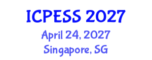 International Conference on Physical Education and Sport Science (ICPESS) April 24, 2027 - Singapore, Singapore International Conference on Physical Education and Sport Science (ICPESS) April 24, 2027 - Singapore, Singapore