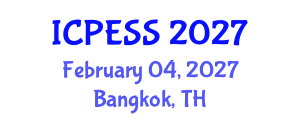 International Conference on Physical Education and Sport Science (ICPESS) February 04, 2027 - Bangkok, Thailand International Conference on Physical Education and Sport Science (ICPESS) February 04, 2027 - Bangkok, Thailand