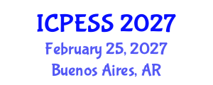 International Conference on Physical Education and Sport Science (ICPESS) February 25, 2027 - Buenos Aires, Argentina International Conference on Physical Education and Sport Science (ICPESS) February 25, 2027 - Buenos Aires, Argentina