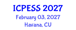 International Conference on Physical Education and Sport Science (ICPESS) February 03, 2027 - Havana, Cuba International Conference on Physical Education and Sport Science (ICPESS) February 03, 2027 - Havana, Cuba