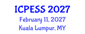 International Conference on Physical Education and Sport Science (ICPESS) February 11, 2027 - Kuala Lumpur, Malaysia International Conference on Physical Education and Sport Science (ICPESS) February 11, 2027 - Kuala Lumpur, Malaysia