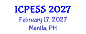 International Conference on Physical Education and Sport Science (ICPESS) February 17, 2027 - Manila, Philippines International Conference on Physical Education and Sport Science (ICPESS) February 17, 2027 - Manila, Philippines