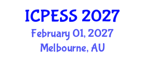 International Conference on Physical Education and Sport Science (ICPESS) February 01, 2027 - Melbourne, Australia International Conference on Physical Education and Sport Science (ICPESS) February 01, 2027 - Melbourne, Australia