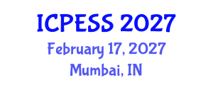 International Conference on Physical Education and Sport Science (ICPESS) February 17, 2027 - Mumbai, India International Conference on Physical Education and Sport Science (ICPESS) February 17, 2027 - Mumbai, India