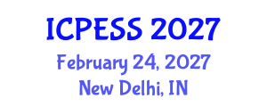 International Conference on Physical Education and Sport Science (ICPESS) February 24, 2027 - New Delhi, India International Conference on Physical Education and Sport Science (ICPESS) February 24, 2027 - New Delhi, India