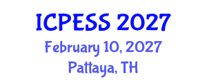 International Conference on Physical Education and Sport Science (ICPESS) February 10, 2027 - Pattaya, Thailand International Conference on Physical Education and Sport Science (ICPESS) February 10, 2027 - Pattaya, Thailand