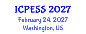International Conference on Physical Education and Sport Science (ICPESS) February 24, 2027 - Washington, United States International Conference on Physical Education and Sport Science (ICPESS) February 24, 2027 - Washington, United States