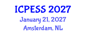 International Conference on Physical Education and Sport Science (ICPESS) January 21, 2027 - Amsterdam, Netherlands International Conference on Physical Education and Sport Science (ICPESS) January 21, 2027 - Amsterdam, Netherlands