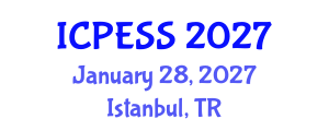 International Conference on Physical Education and Sport Science (ICPESS) January 28, 2027 - Istanbul, Turkey International Conference on Physical Education and Sport Science (ICPESS) January 28, 2027 - Istanbul, Turkey
