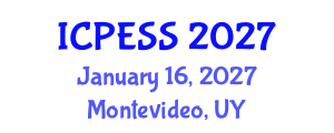 International Conference on Physical Education and Sport Science (ICPESS) January 16, 2027 - Montevideo, Uruguay International Conference on Physical Education and Sport Science (ICPESS) January 16, 2027 - Montevideo, Uruguay