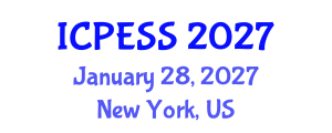 International Conference on Physical Education and Sport Science (ICPESS) January 28, 2027 - New York, United States International Conference on Physical Education and Sport Science (ICPESS) January 28, 2027 - New York, United States