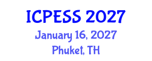International Conference on Physical Education and Sport Science (ICPESS) January 16, 2027 - Phuket, Thailand International Conference on Physical Education and Sport Science (ICPESS) January 16, 2027 - Phuket, Thailand