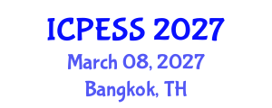 International Conference on Physical Education and Sport Science (ICPESS) March 08, 2027 - Bangkok, Thailand International Conference on Physical Education and Sport Science (ICPESS) March 08, 2027 - Bangkok, Thailand