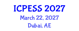 International Conference on Physical Education and Sport Science (ICPESS) March 22, 2027 - Dubai, United Arab Emirates International Conference on Physical Education and Sport Science (ICPESS) March 22, 2027 - Dubai, United Arab Emirates