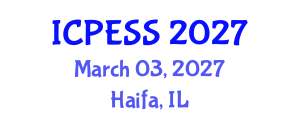 International Conference on Physical Education and Sport Science (ICPESS) March 03, 2027 - Haifa, Israel International Conference on Physical Education and Sport Science (ICPESS) March 03, 2027 - Haifa, Israel