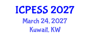 International Conference on Physical Education and Sport Science (ICPESS) March 24, 2027 - Kuwait, Kuwait International Conference on Physical Education and Sport Science (ICPESS) March 24, 2027 - Kuwait, Kuwait