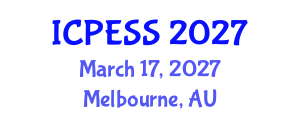International Conference on Physical Education and Sport Science (ICPESS) March 17, 2027 - Melbourne, Australia International Conference on Physical Education and Sport Science (ICPESS) March 17, 2027 - Melbourne, Australia