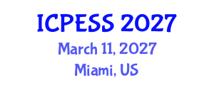International Conference on Physical Education and Sport Science (ICPESS) March 11, 2027 - Miami, United States International Conference on Physical Education and Sport Science (ICPESS) March 11, 2027 - Miami, United States